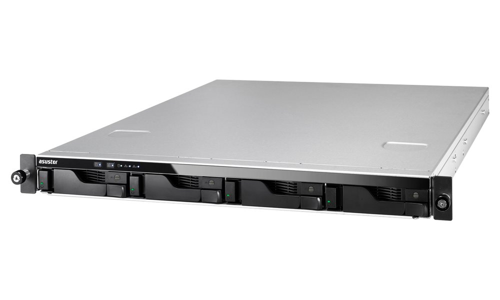 Asustor NAS AS6504RD/RAIL KIT / 4x 2,5"/3,5" SATA III/ Atom C3538 2,1GHz/ 8GB/ 2x1GbE+ 2x2.5GbE/ 4x USB 3.0/ red. zdroj