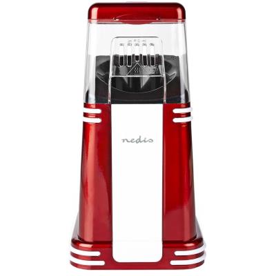 NEDIS popkornovač/ spotřeba 1200 W/ čas na přípravu 2 - 4 min/ bílo-červená