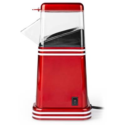 NEDIS popkornovač/ spotřeba 1200 W/ čas na přípravu 2 - 4 min/ bílo-červená