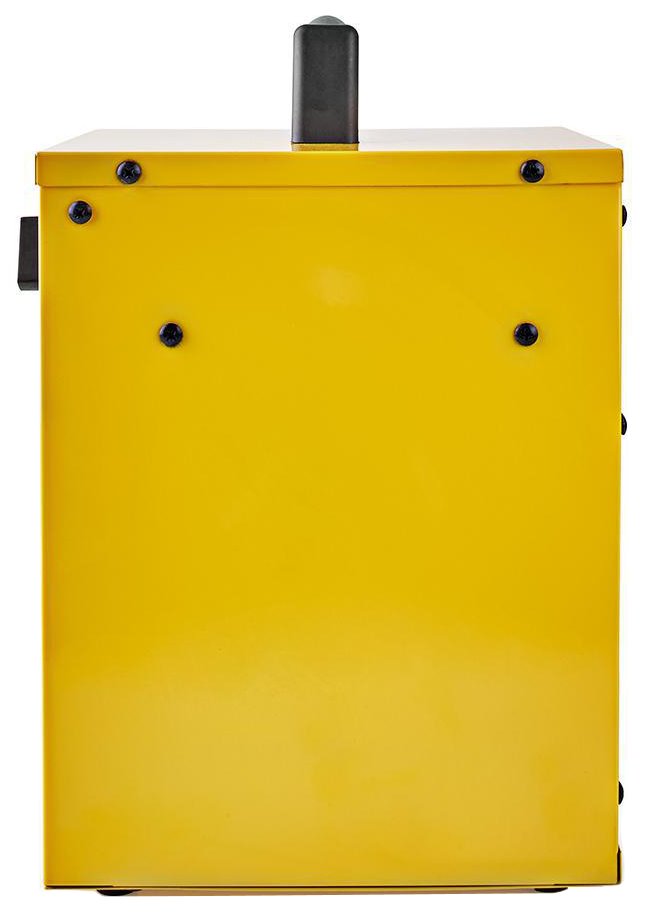 NEDIS průmyslový horkovzdušný ventilátor/ termostat/ spotřeba 2000 W/ 2 nastavení teploty/ IP24/ integ. úchyty/ žlutý