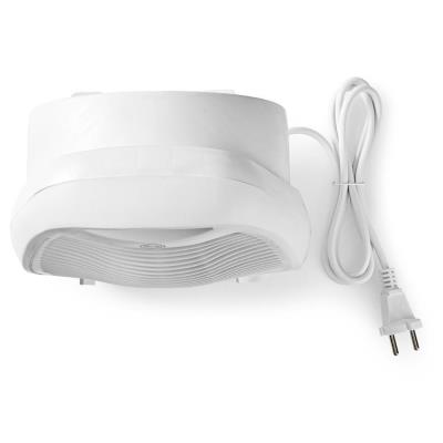 NEDIS horkovzdušný ventilátor/ termostat/ spotřeba 2000 W/ 2 tepelné režimy/ ochrana proti převrácení/ bílý