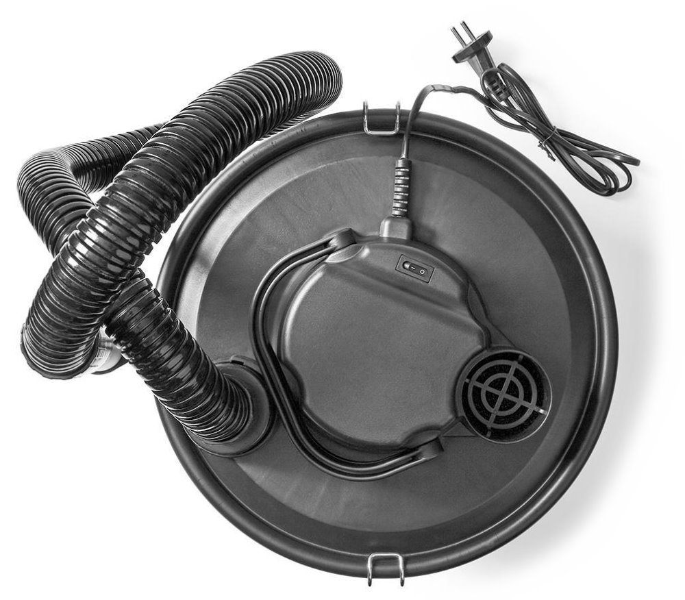 NEDIS bezsáčkový vysavač na popel/ spotřeba 800 W/ kapacita nádoby 18 l/ HEPA filtr/ černý