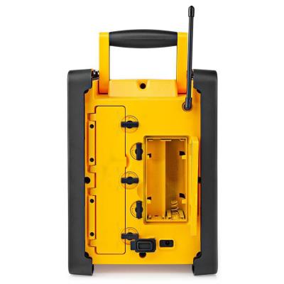 NEDIS digitální rádio/ stolní provedení/ výkon 15W/ FM/ Bluetooth/ IPX5/ napájení z baterie/síťové napájení/ černo-žluté