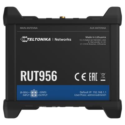 Teltonika LTE Wi-Fi Router RUT956, 2,4 GHz, 802.11b/g/n, 2/3/4G, LTE, GPS, 4x DI/DO