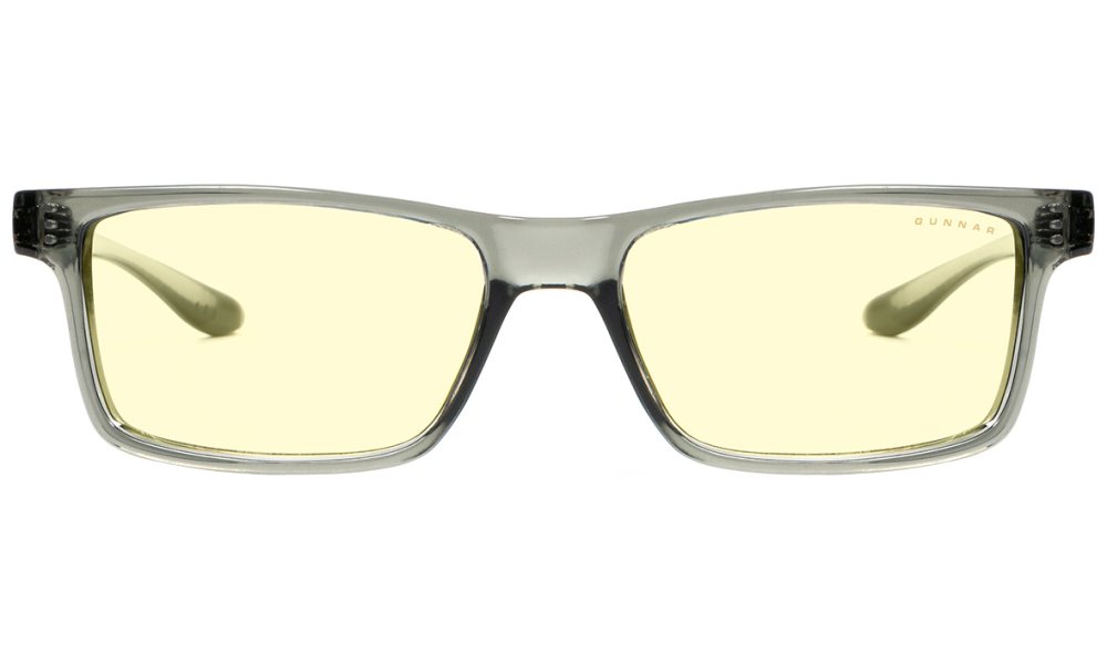GUNNAR kancelářske/herní dioptrické brýle VERTEX READER GRAY CRYSTAL * jantárová skla * BLF 65 * dioptrie +1,5