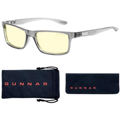 GUNNAR kancelářske/herní dioptrické brýle VERTEX READER GRAY CRYSTAL * jantárová skla * BLF 65 * dioptrie +2