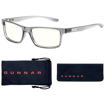 GUNNAR kancelářske/herní dioptrické brýle VERTEX READER GRAY CRYSTAL * čírá skla * BLF 35 * dioptrie +2