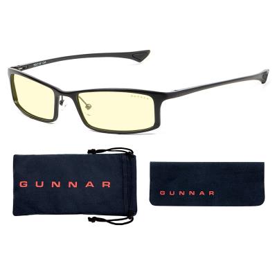GUNNAR kancelářske/herní dioptrické brýle PHENOM READER ONYX * jantárová skla * BLF 65 * dioptrie +1