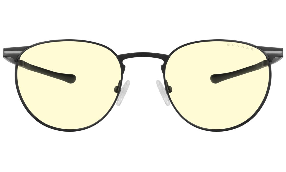 GUNNAR kancelářske/herní brýle MATEO ONYX * jantárová skla * BLF 65 * GUNNAR focus