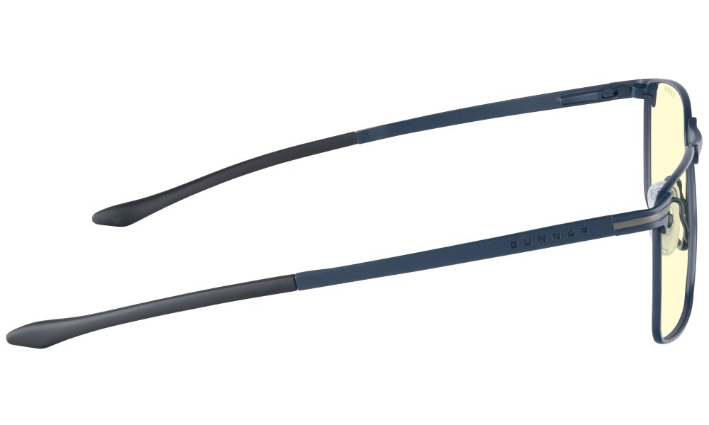 GUNNAR kancelářske/herní brýle MENDOCINO MIDNIGHT BLUE * jantárová skla * BLF 65 * GUNNAR focus