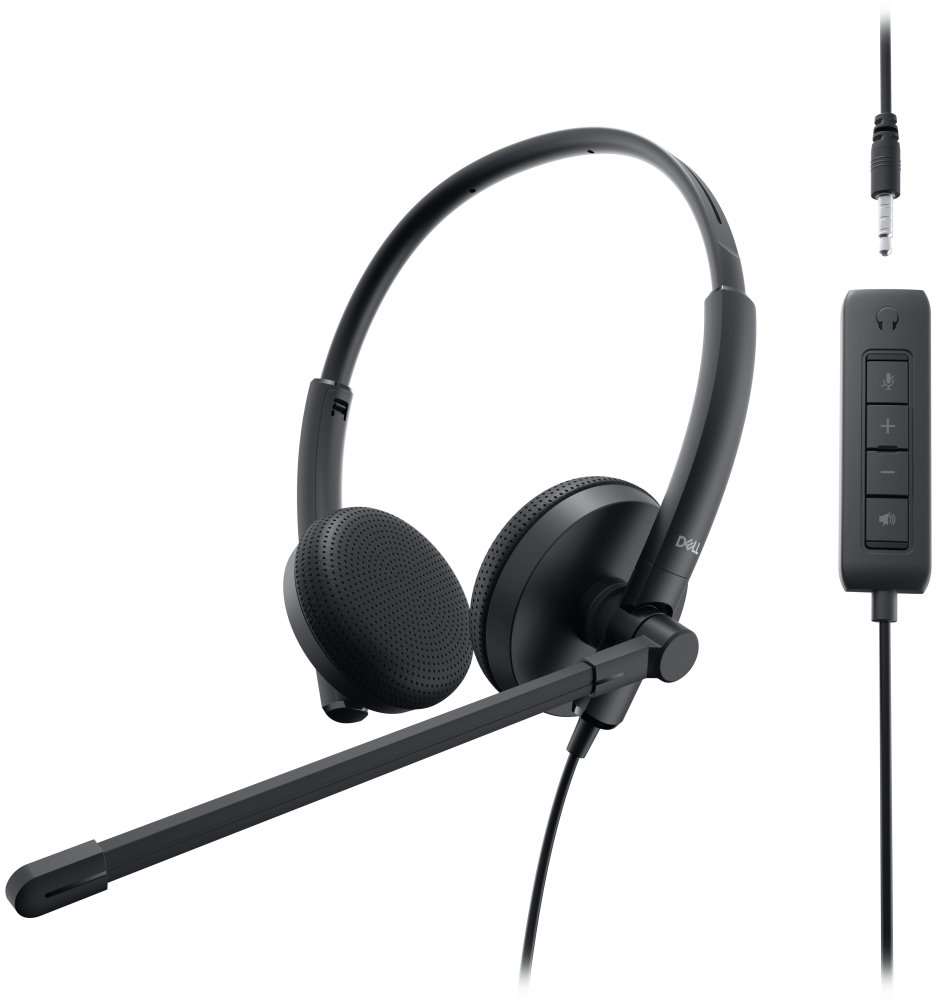 DELL náhlavní souprava WH1022/ Stereo Headset/ sluchátka + mikrofon