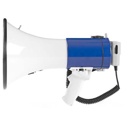 POŠKOZENÝ OBAL - NEDIS megafon/ rozsah 1500m/ hlasitost 135dB/ odnímatelný mikrofon/ vestavěná siréna/ ramenní popruh/ bílo-mo...