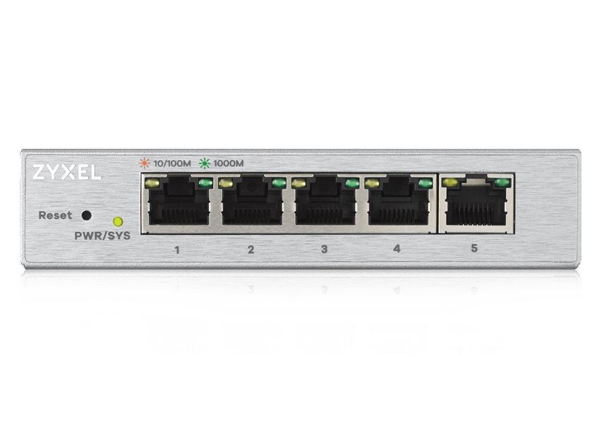 ZyXEL GS1200-5, 5 Port Gigabit  webmanaged Switch