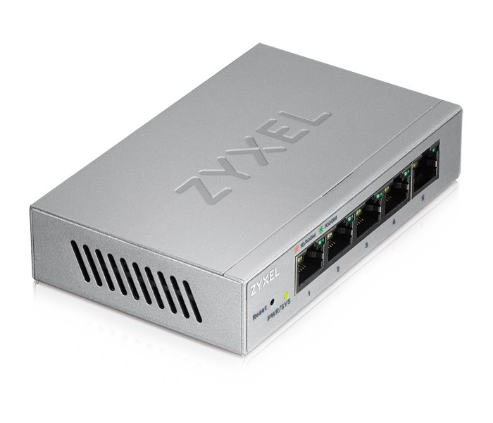 ZyXEL GS1200-5, 5 Port Gigabit  webmanaged Switch