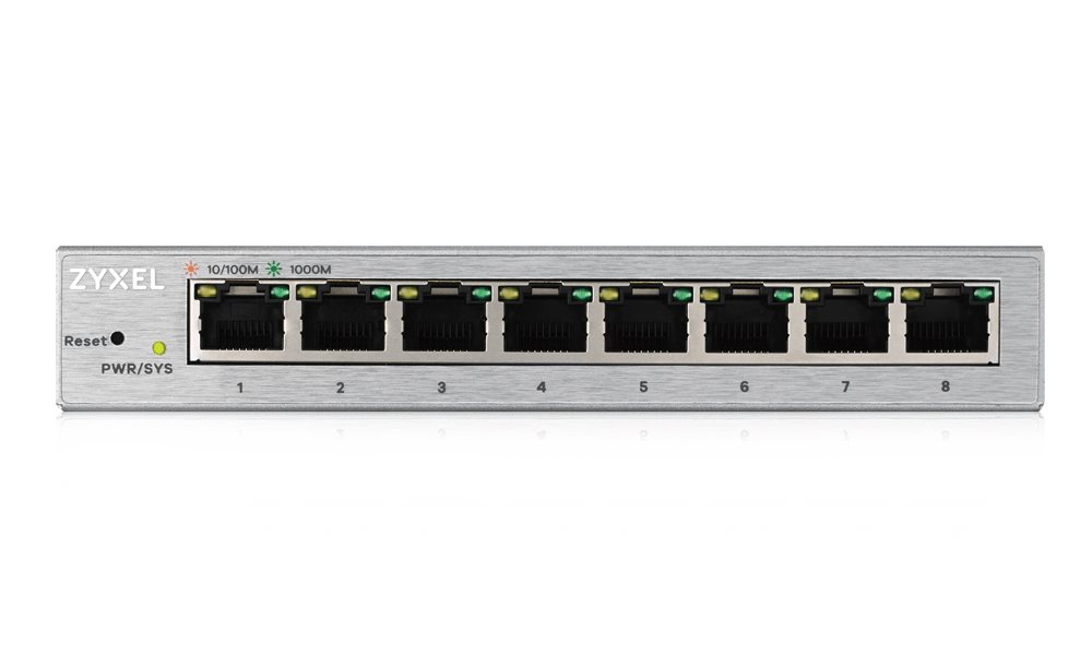 ZyXEL GS1200-8, 8 Port Gigabit webmanaged Switch