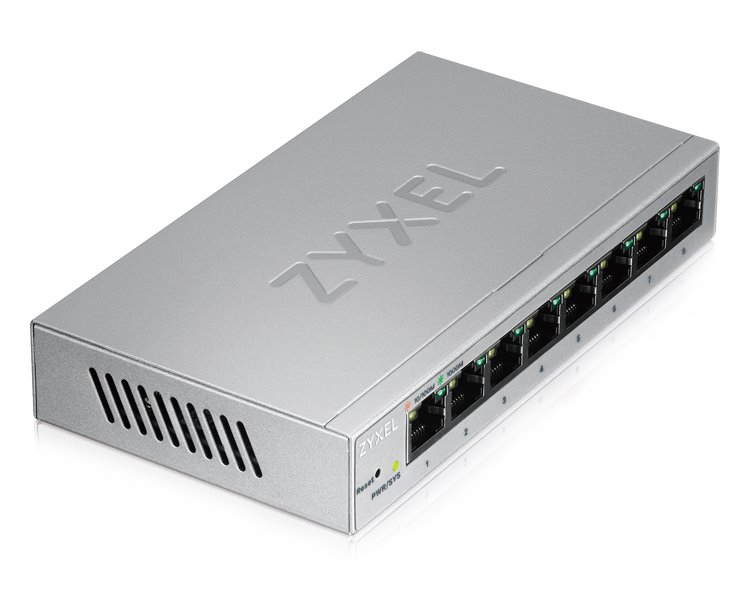 ZyXEL GS1200-8, 8 Port Gigabit webmanaged Switch