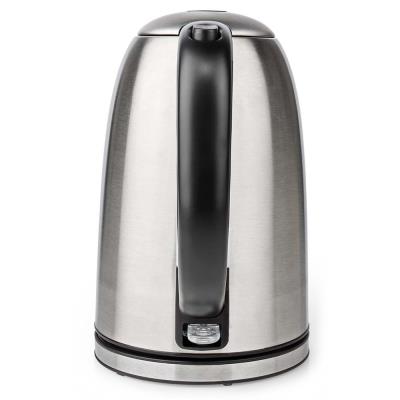 NEDIS rychlovarná konvice KAWK350EAL/ objem 1,7 l/ otáčení o 360°/ nerezová ocel/ spotřeba 2200 W/ černo-stříbrná