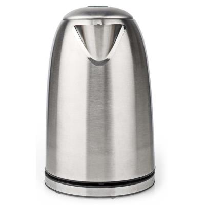 NEDIS rychlovarná konvice KAWK350EAL/ objem 1,7 l/ otáčení o 360°/ nerezová ocel/ spotřeba 2200 W/ černo-stříbrná