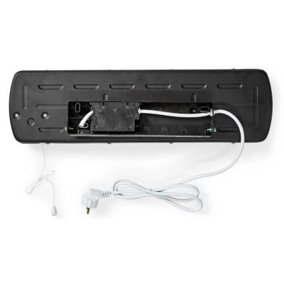 NEDIS koupelnový ohřívač/ spotřeba 1200 W/ nastavitelný termostat/ 2 tepelné Rrežimy/ X4/ šedý