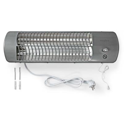 NEDIS koupelnový ohřívač/ spotřeba 1200 W/ nastavitelný termostat/ 2 tepelné Rrežimy/ X4/ šedý