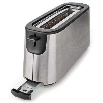 NEDIS topinkovač/ spotřeba 1000 W/ 1 slot/ 6 úrovní zhnědnutí/ funkce rozmrazování/ stojan/ řada nerez/ hliník
