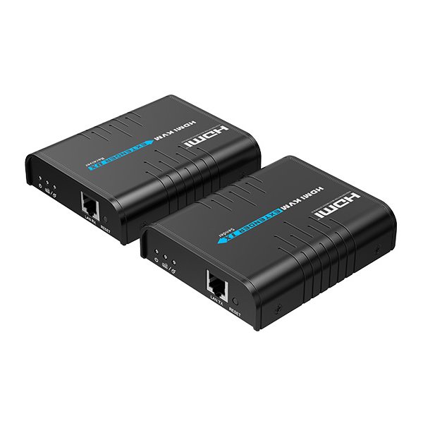 XtendLan HDMI přenos po LAN, vysílač a přijímač, IP/UDP, 100Mbps@1080p, přenos USB, funkce KVM
