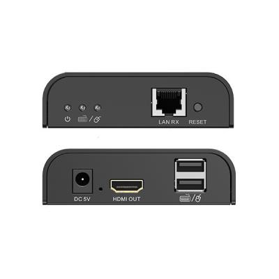 XtendLan HDMI přenos po LAN, vysílač a přijímač, IP/UDP, 100Mbps@1080p, přenos USB, funkce KVM