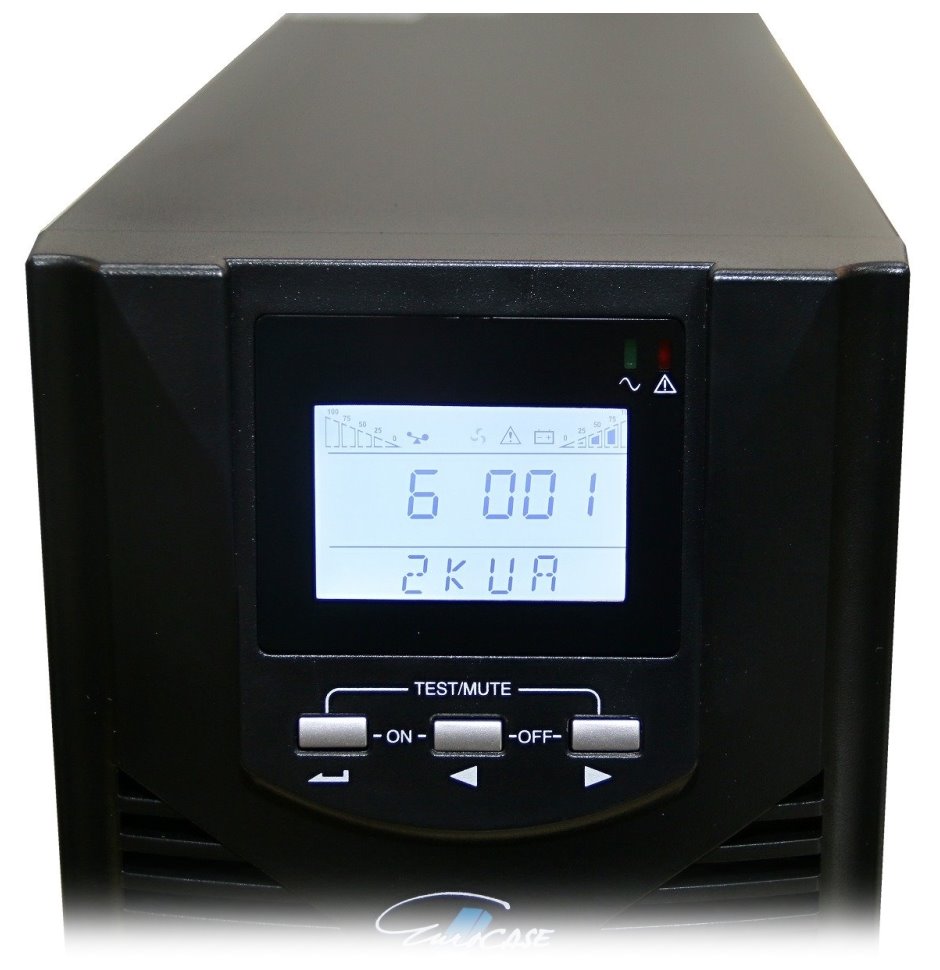 EUROCASE záložní zdroj EA902P, 2000VA / 1800W Online Transformerless