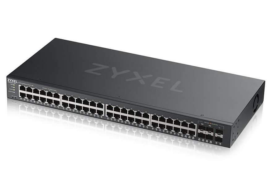 ZyXEL GS2220-50, EU region, 48-port GbE L2 Switch with GbE Uplink (1 year NCC Pro pack license bundled)