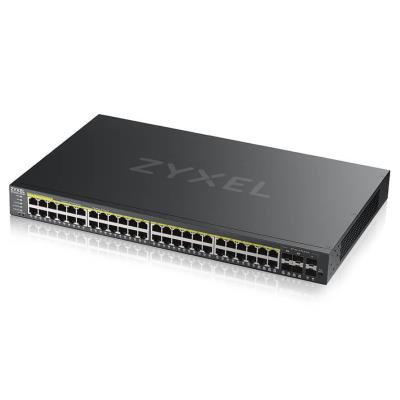 ZyXEL GS2220-50HP, EU region, 48-port GbE L2 PoE Switch with GbE Uplink (1 year NCC Pro pack license bundled)