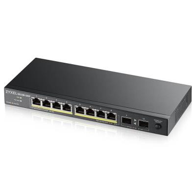 ZyXEL GS1100-10HP v2, unmanaged PoE 8x Gigabit, 2x Fiber Uplink, 130 Watt PoE