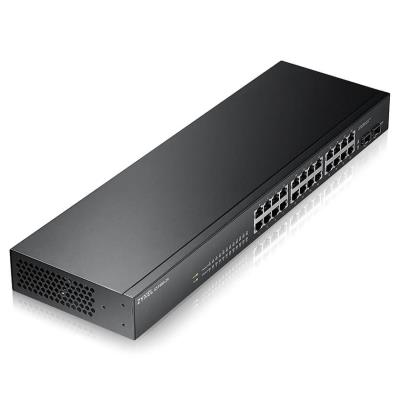 ZyXEL GS1900-24 v2, 24-port GbE L2 Smart Switch, rackmount, fanless