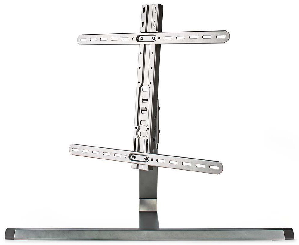 NEDIS stojan na TV/ 37 - 75"/ nosnost 40 kg/ naklápěcí/ otočný/ nastavitelné výšky/ Full motion/ hliník/ ocel/ šedý