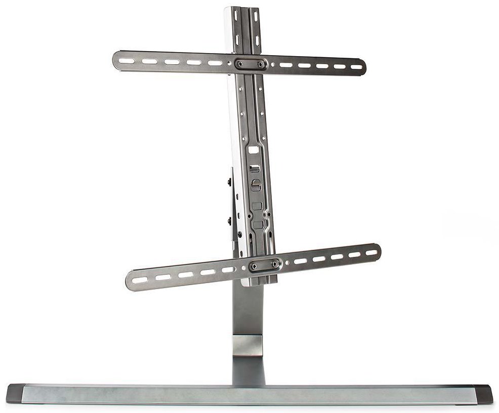NEDIS stojan na TV/ 37 - 75"/ nosnost 40 kg/ naklápěcí/ otočný/ nastavitelné výšky/ Full motion/ hliník/ ocel/ šedý