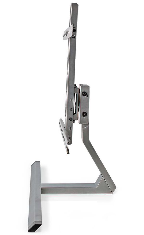 NEDIS stojan na TV/ 37 - 75"/ nosnost 40 kg/ naklápěcí/ otočný/ nastavitelné výšky/ Full motion/ hliník/ ocel/ šedý