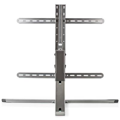 NEDIS stojan na TV/ 37 - 75"/ nosnost 40 kg/ naklápěcí/ otočný/ nastavitelné výšky/ Full motion/ hliník/ ocel/ šedý