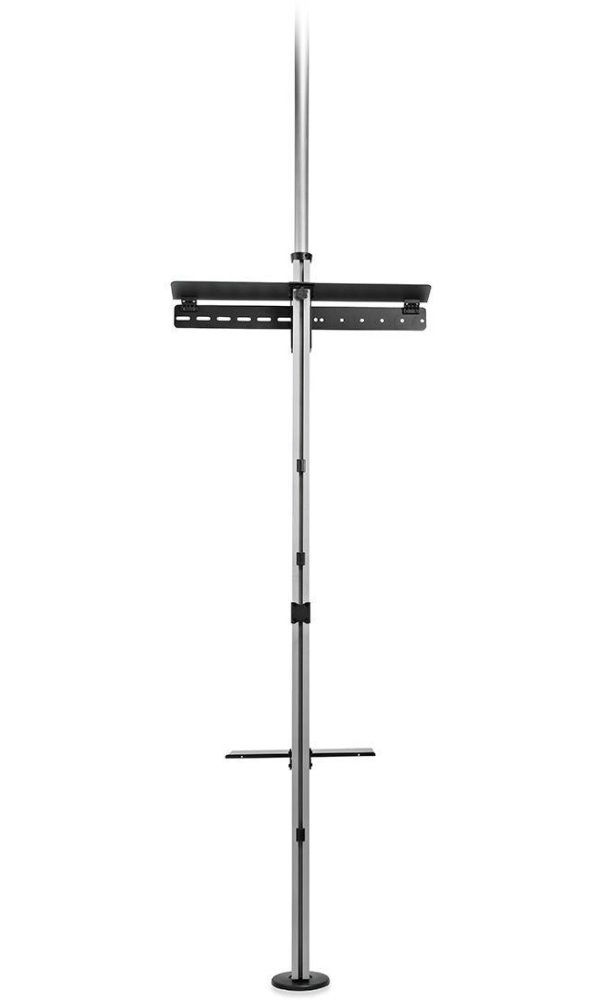 NEDIS držák/stojan na TV/ 37 - 70"/ nosnost 30 kg/ otočný/ nastavitelné výšky/ Full motion/ ocel/ černo-stříbrný