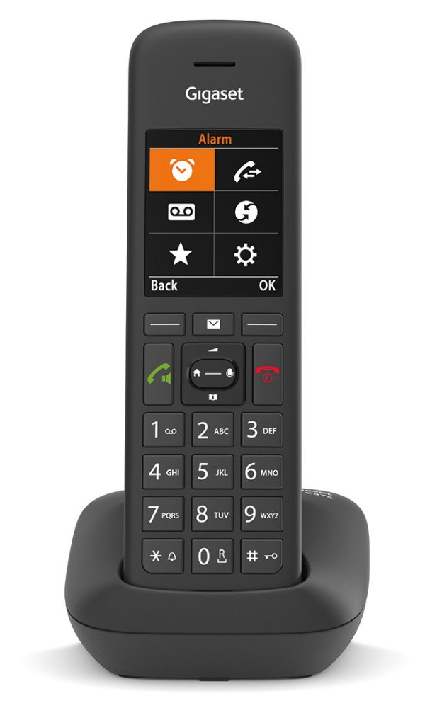 SIEMENS GIGASET C575 - DECT/GAP bezdrátový telefon, barva černá