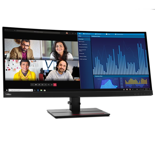 Lenovo P34w-20/ 34,14" IPS/ 21:9/ 3440x1440 WQHD / 300cd/m2cmd/ 1000:1/ 4ms/ HDMI/ DP/ USB/ černý