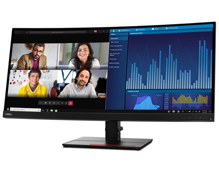 Lenovo P34w-20/ 34,14" IPS/ 21:9/ 3440x1440 WQHD / 300cd/m2cmd/ 1000:1/ 4ms/ HDMI/ DP/ USB/ černý