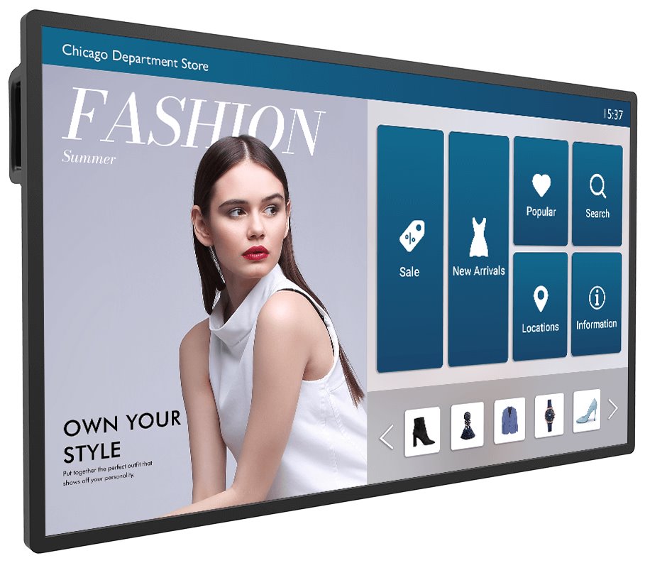 BENQ panel 43" IL4301/ dotykový/ UHD 4K/ provoz 24/7/ VGA/ 2x HDMI/ DP/ RS232/ RJ45/ USB/ Android