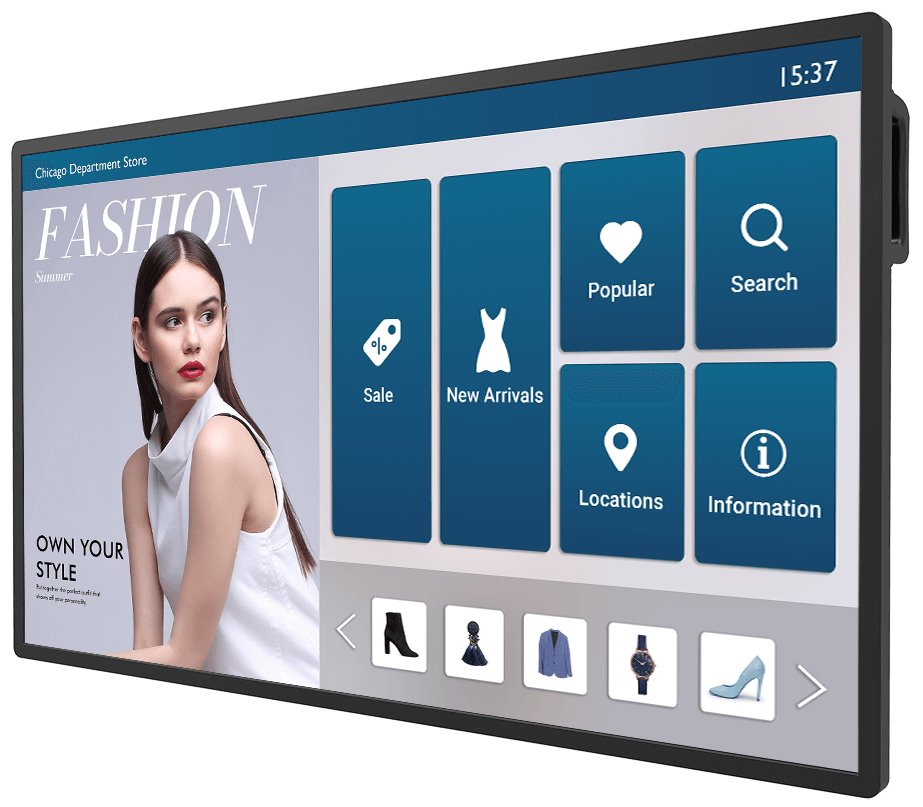 BENQ panel 43" IL4301/ dotykový/ UHD 4K/ provoz 24/7/ VGA/ 2x HDMI/ DP/ RS232/ RJ45/ USB/ Android