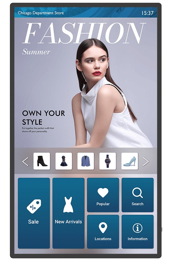 BENQ panel 43" IL4301/ dotykový/ UHD 4K/ provoz 24/7/ VGA/ 2x HDMI/ DP/ RS232/ RJ45/ USB/ Android