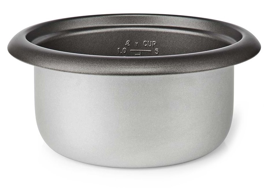 NEDIS rýžovar/ spotřeba 400 W/ objem 1,0 L/ nepřilnavý povrchy/ vyjímatelná miska/ automatické vypnutí/ černo-stříbrný