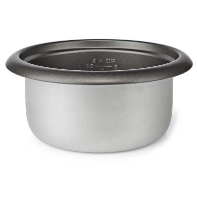 NEDIS rýžovar/ spotřeba 400 W/ objem 1,0 L/ nepřilnavý povrchy/ vyjímatelná miska/ automatické vypnutí/ černo-stříbrný