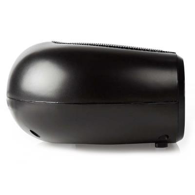 NEDIS digitální budík s rádiem/ LED displej/ AM/ FM/ funkce odloženého buzení/ časovač vypnutí/ 2 alarmy/ černý