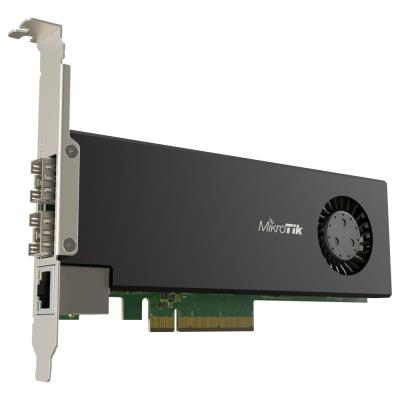 MikroTik CCR2004-1G-2XS-PCIe, PCIe 3.0 karta, 1 Gbit LAN, 2x SFP28