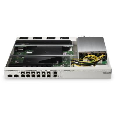 Mikrotik CloudCoreRouter CCR2216-1G-12XS-2XQ, 16x 2000MHz CPU, 16 GB RAM, 1x GbE, 12x SFP28, 2x QSFP28,  2x PSU, L6