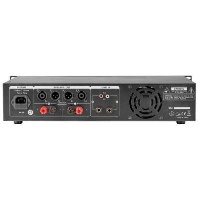 NEDIS PA zesilovač/ RMS 2x 100 W @ 8 Ohm/ 2x 150 W @ 4 Ohm/ 2 kanály/ 2U/ montáž do 19" stojanu/ kov/ černý