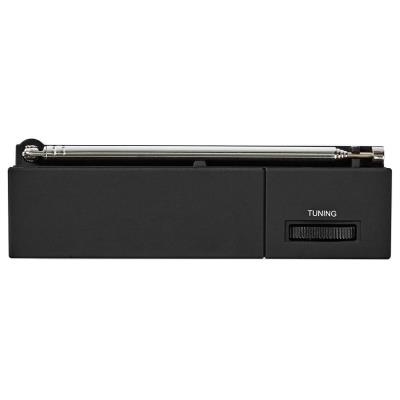 NEDIS přenosné rádio/ AM/ FM/ napájení z baterie/ analogové/ 1.5 W/ výstup pro sluchátka/ černé